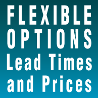 Flexible options, lead times and prices